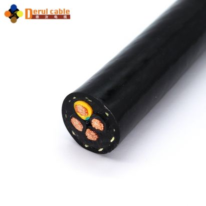 Derul 4-Core Screened Reeling Cable for Crane System
