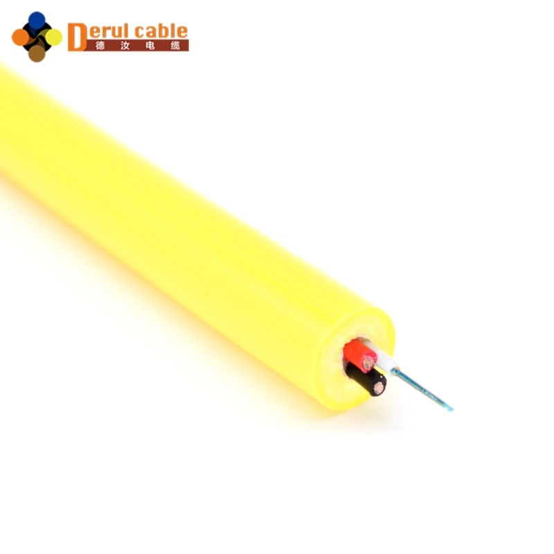 Derul Flexible ROV Tether/Cable with Optical Fiber and Braiding