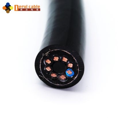 Derul 8-Core Screened Robot Cable for Industrial Automation