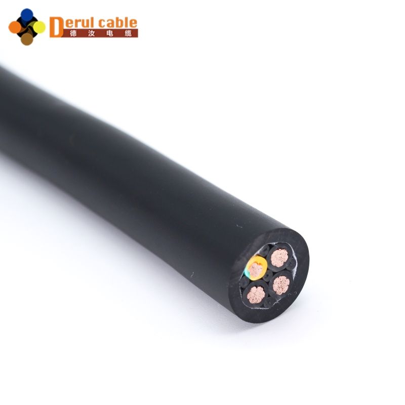 Derul 4 Core Filled Reeling Cable for Crane System